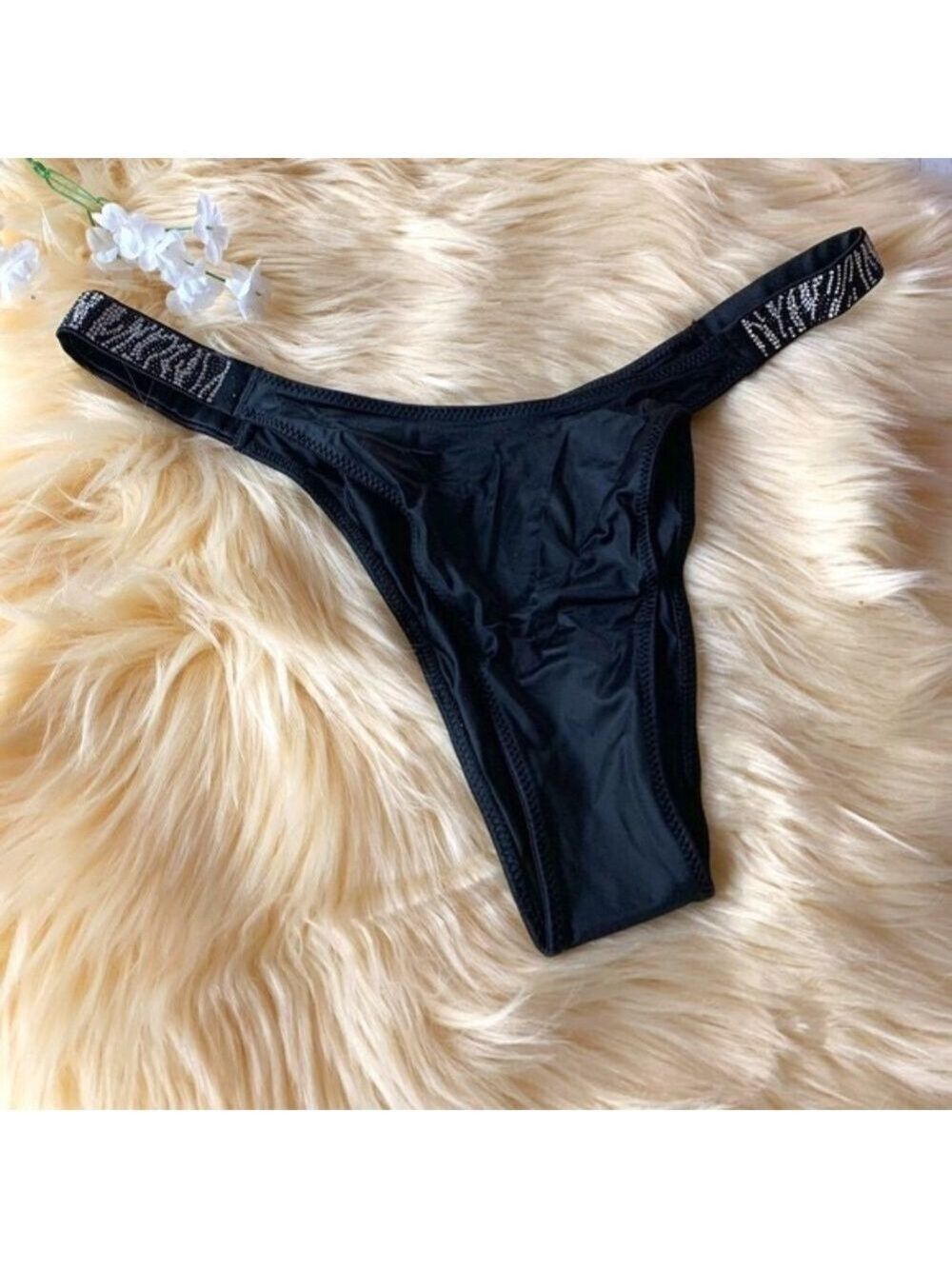 Victoria’sSecret Rhinestone Strap Thong Panty